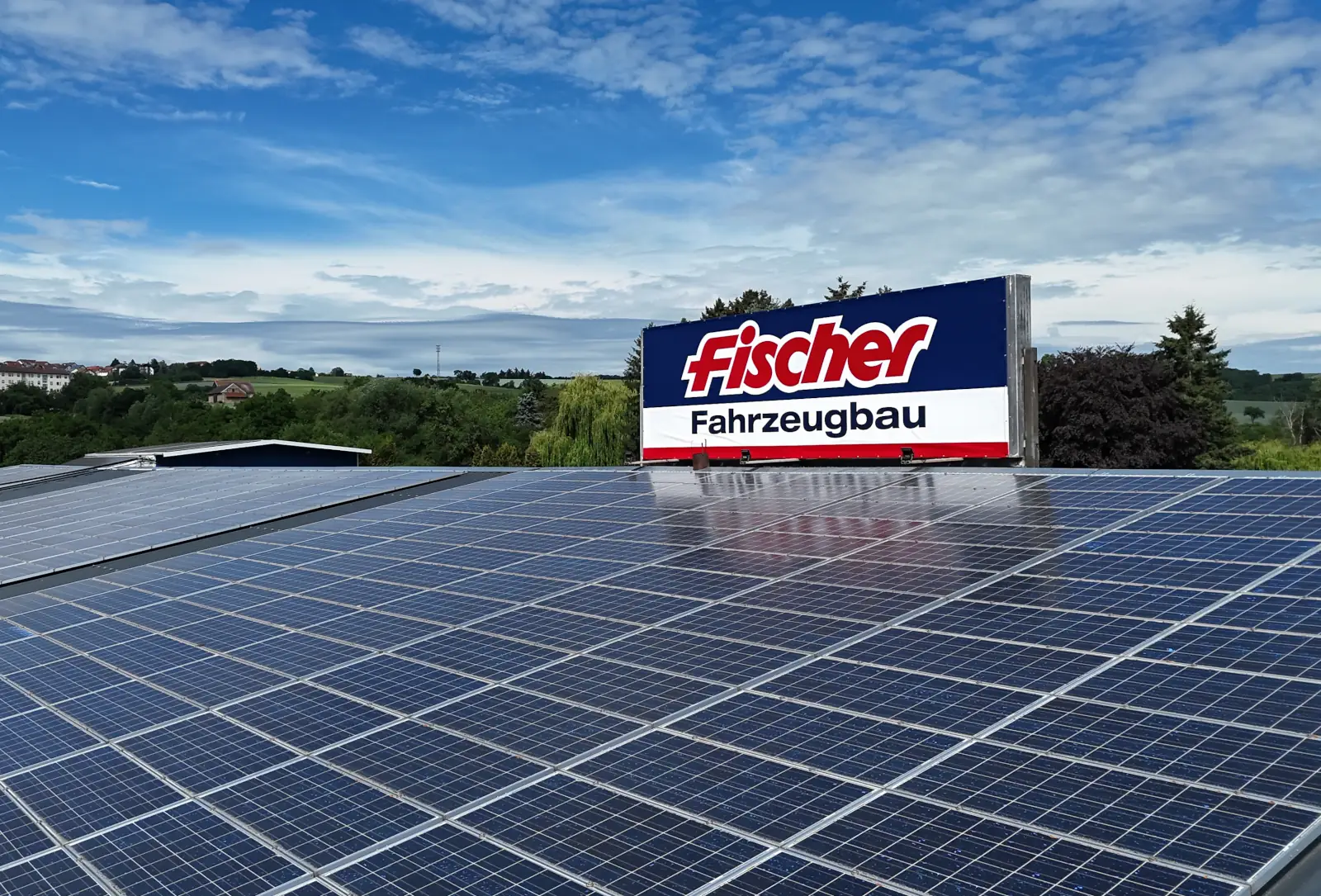 Photovoltaikanlage auf dem Firmengelände