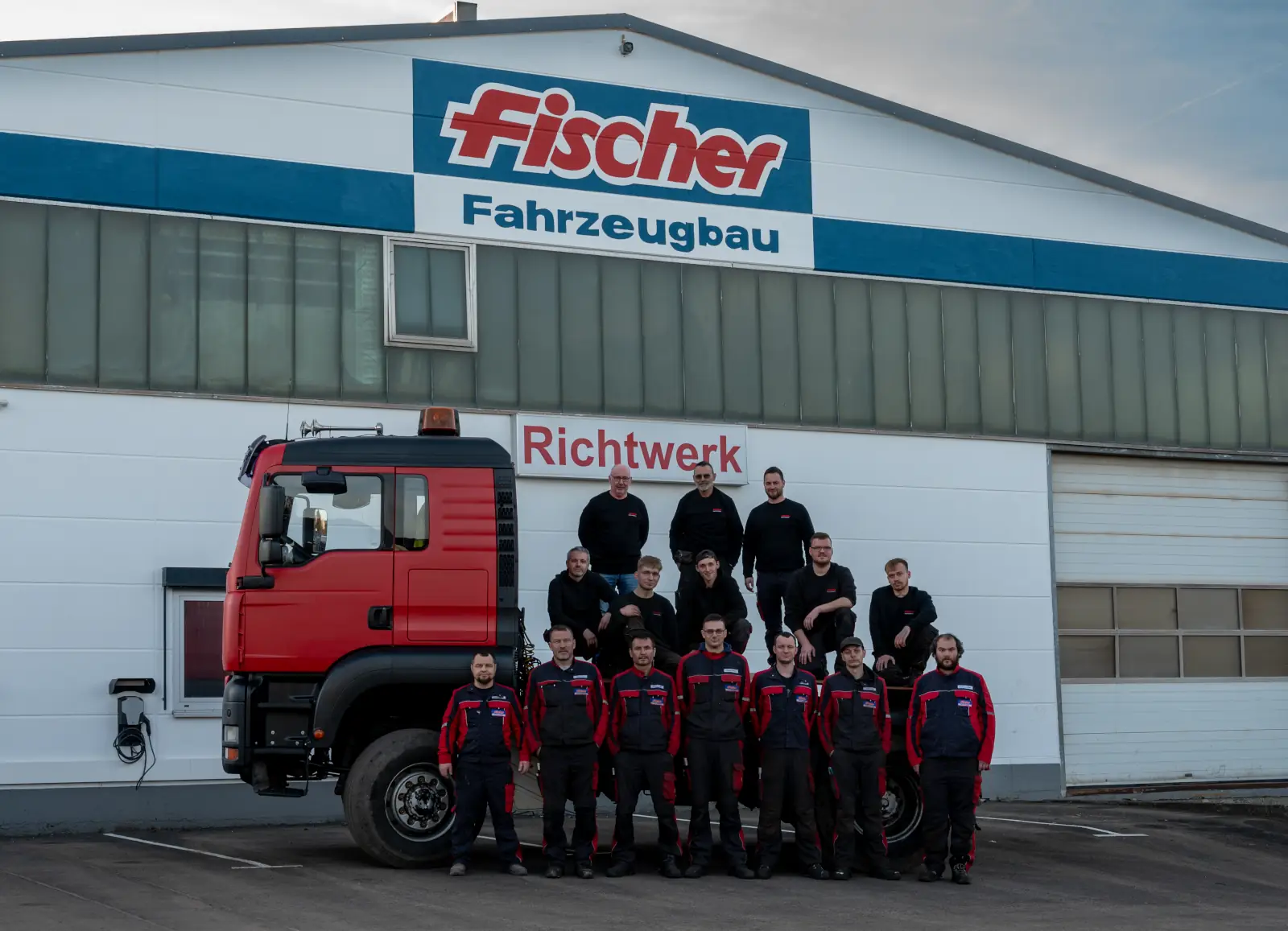 Das Team von Fahrzeugbau Fischer